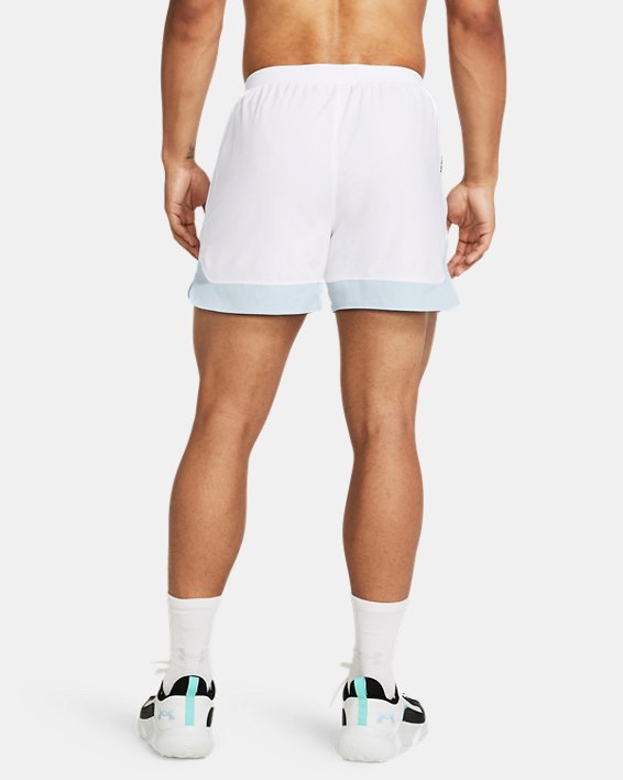 Men's UA Baseline 5" Shorts in White image number 1